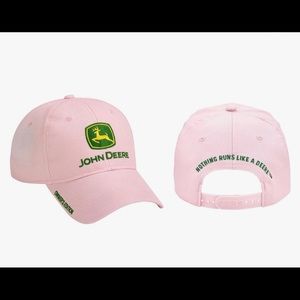 NWT Pink John Deere Hat